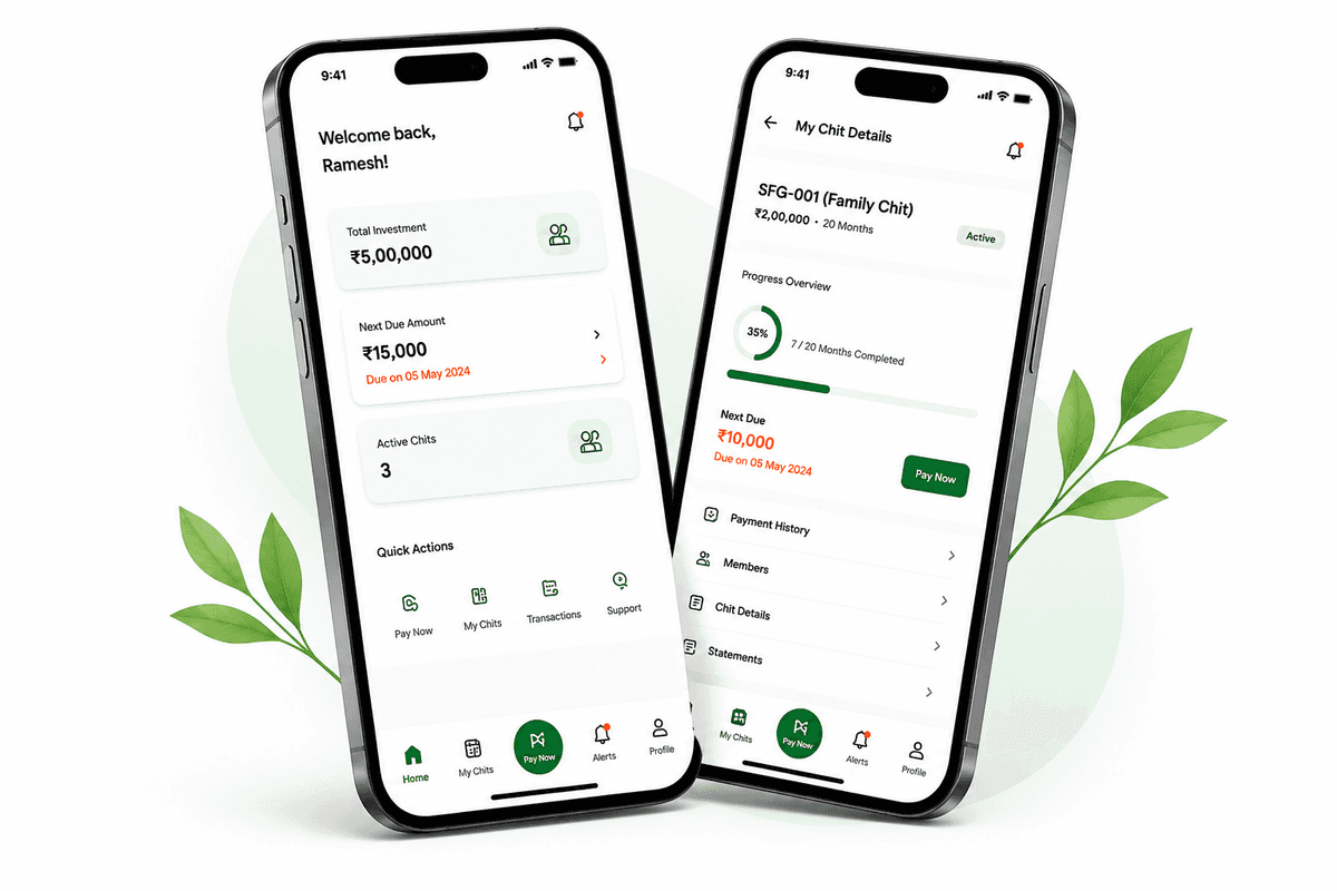 SmartGrow Chits mobile app